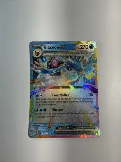 Glaceon ex 026/131 Prismatic Evolutions Holo TCG Pokemon Card English - Image 1