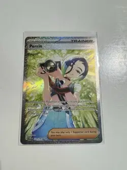 Pokemon TCG Twilight Masquerade Holo Card Perrin 220/167 Sv06 NM Condition - Image 1