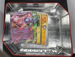 Pokemon TCG Bulk Bundle | 3 IRs, 3 Promos, 145 Cards, & MewTwo Tin - Image 2