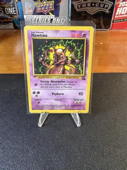 Mewtwo 14 Black Star Movie Promo Vintage Pokemon Card HP - Image 1