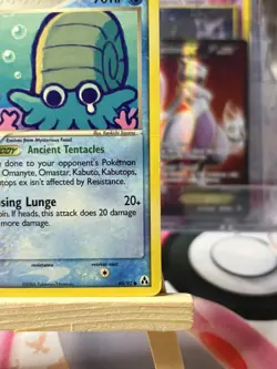 Pokemon TCG Card | Omanyte 60/92 Legend Maker | Non Holo - Image 3
