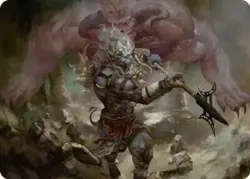 Kimahri, Valiant Guardian - Art Card FIN Art NM MTG - Image 1
