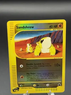 Pokemon TCG Sandshrew Card 92/144 Skyridge E-Reader Reverse Holo LP/NM - Image 4
