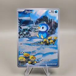 PIPLUP 098/094 Me02: Phantasmal Flames Holo Full Art IR Pokemon Card - NM - Image 1