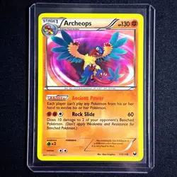 Pokemon TCG - Archeops holo secret rare shiny 110/108 Dark Explorers 2012 Card - Image 1