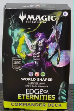 Magic The Gathering Commander Deck - Edge Of Eternities - World Shaper - Image 1