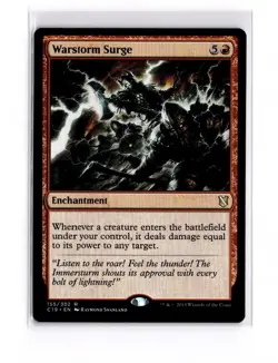 Warstorm Surge Commander 2019 NM Near Mint - Image 1