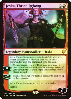 MTG FOIL Jeska, Thrice Reborn - Commander Legends #186 - Image 1
