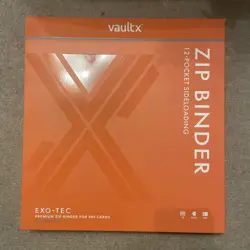 Vault X - 12 Pocket Exo Tec Zip Binder Pokemon Obsidian Flames SV3 Edition - New - Image 1