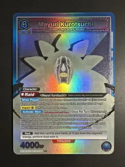 Union Arena English UEX01BT Bleach Vol. 2 Mayuri Kurotsuchi SR BLC-2-038 - Image 1