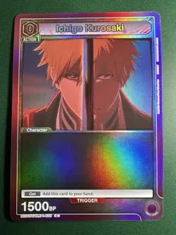 Union Arena English Bleach Ichigo Kurosaki BLC-1-039 Box Topper Foil - Image 1