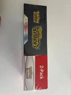 Pokemon TCG Surging Sparks ETB & Booster Bundle Costco 2-pack | Factory Sealed - Image 2