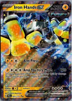 2025 Scarlet & Violet Series - Prismatic Evolutions Iron Hands ex Double Rare - Image 1