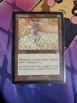 MTG Magic the Gathering Caltrops (129/143) Urza's Destiny LP - Image 1