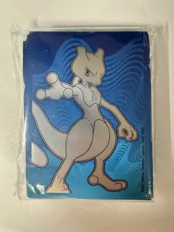 NEW Pokemon MewTwo Pokemon GO Sleeves from ETB 65 Sealed - Image 2