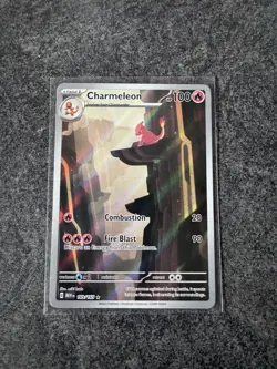 Pokemon TCG Charmeleon Holo Card Scarlet Violet-151 Illustration Rare 169/165 - Image 1
