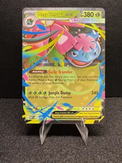 Pokemon Mega Venusaur ex 003/132 Me01: Mega Evolution Double Rare 380 HP Holo EX - Image 1