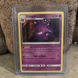 2017 Pokemon TCG Gengar 38/111 Holo Rare Crimson Invasion - Image 1