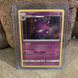 2017 Pokemon TCG Gengar 38/111 Holo Rare Crimson Invasion - Image 2