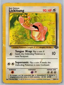 Lickitung 38/64 UC Jungle Unlimited DMG Pokemon - Image 1