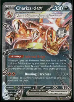 Charizard ex -196 196 Holo Promo Scarlet & Violet Promo Pokemon Near Mint - Image 1