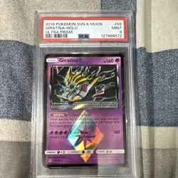 Giratina Prism Star 58/156 SM Ultra Prism Prism Rare Holo 2018 PSA 9 - Image 1