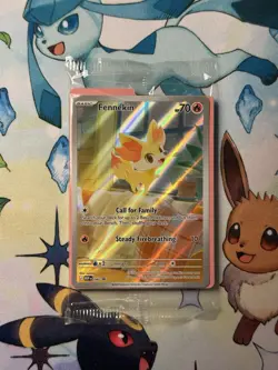 Sealed Fennekin 080 - Pokemon Mega Evolution Black Star Promo - NM - Image 1