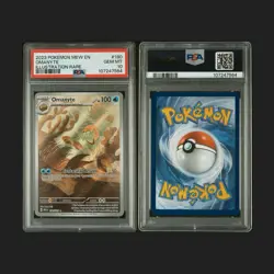 2023 Pokemon Mew En-151 Illustration Rare #180 Omanyte PSA 10 - Image 3