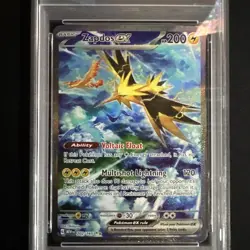 Zapdos Ex Pokemon Mew En-151 202 NM PSA 10 - Image 2