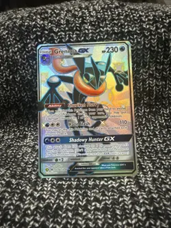 Pokemon TCG: Hidden Fates - Greninja GX SV56/SV94 Shiny Full Art Near Mint ZY1 - Image 1