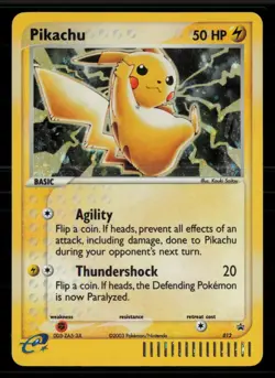 Pikachu - 012 - Promo - Nintendo Black Star Promos - Pokemon - - - LP - Image 2