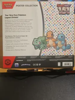 Pokemon Scarlet & Violet 151 Poster Collection Bulbasaur Charmander Squirtle - Image 2