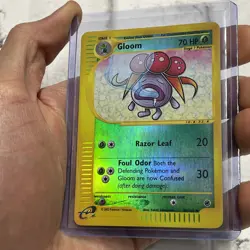 Pokemon Uncommon Reverse-Holo Pokemon Expedition Set Gloom 78/165 English LP/NM - Image 1