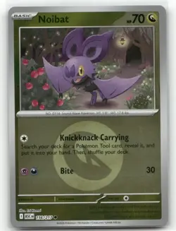 Noibat 156/217 Energy Symbol Reverse Holo Ascended Heroes Pokemon TCG - Image 1