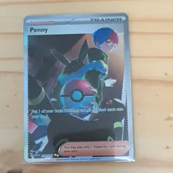 The Pokemon Company Penny 239/091 SV Paldean Fates SIR Full Art Holo EN - Image 1