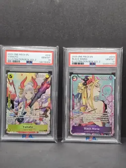 One Piece Illustration Box Vol 2 Yamato And Black Maria Cards English Psa 10 - Image 1