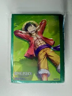 ONE PIECE Card Game ST-21 Starter Deck Monkey D. Luffy Sleeping 70 Sleeves New - Image 1