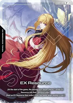 Gundam Card Game EX Resource Token EXRP-004 Bandai Card Game English Single Card - Image 3