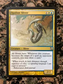 MTG Opaline Sliver x1 Timespiral NM Magic the Gathering - Image 1