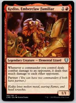 Kediss, Emberclaw Familiar 188 Commander Legends Magic: The Gathering NM - Image 1