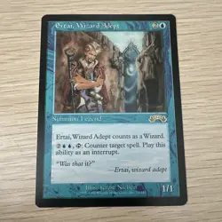 Wizards of the Coast Ertai, Wizard Adept Exodus #33 Rare Blue Regular Eng - Image 1