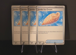4x Jumbo Ice Cream 091/094 Phantasmal Flames Playset Pokemon TCG NM - Image 1