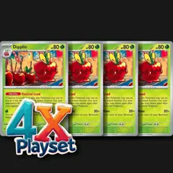 4x Dipplin 010/131 x4 - Prismatic Evolutions - Pokemon TCG - Playset - Image 1