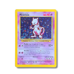 Carte Pokemon Francaise - Mewtwo 10/102 Holo - Set de Base - Image 1