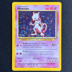 Carte Pokemon Francaise - Mewtwo 10/102 Holo - Set de Base - Image 2