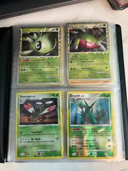 Binder of Pokemon Cards: Rares, Holos, lightly used; Celebi, Jirachi, Charizard - Image 1