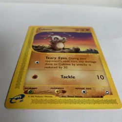 Pokemon Card Cubone LP Aquapolis 72/147 2002 - E-series - Image 3