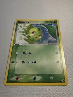 Pokemon TCG - Chikorita (51/115) Stamped EX Unseen Forces - Reverse Holo - NM - Image 3