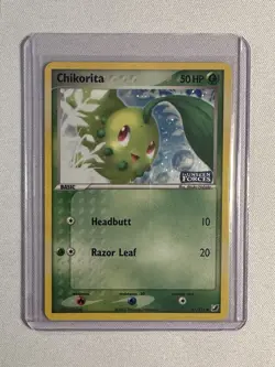 Pokemon TCG - Chikorita (51/115) Stamped EX Unseen Forces - Reverse Holo - NM - Image 5