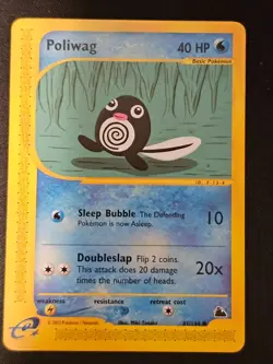 Pokemon TCG Poliwag 87 Skyridge Mint Near Mint (non-holo) - Image 1